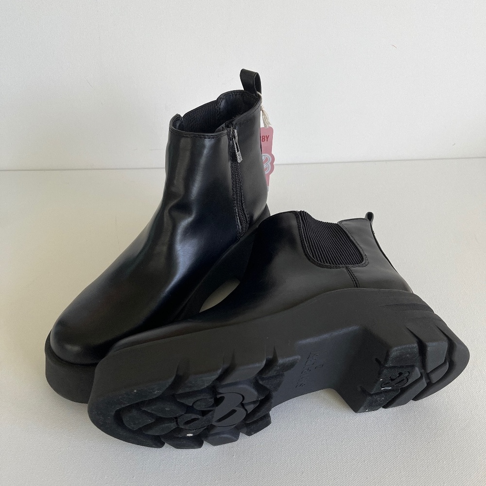 NIB Sam & Libby  Chunky Lug Boots Black Sz 9